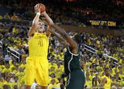 Michigan vs Michigan State basketball game 2013 photography